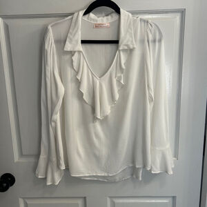 Women's B.O.G Collective White Blouse Size M